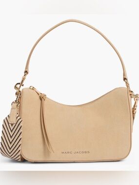 Marc Jacobs drifter Beige Suede Crossbody Bag